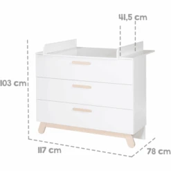 Roba Mobile Fasciatoio Clara Ampio -Negozio Di Mobili Per Camerette roba mobile fasciatoio clara ampio a363706 4