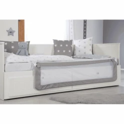 Roba Protezione Anticaduta 150 Cm, Pieghevole, Taupe, Maglia Bianca -Negozio Di Mobili Per Camerette roba protezione anticaduta 150 cm pieghevole taupe maglia bianca a304728 4