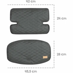 Roba Riduttore Di Seduta 2 Pezzi Sit Up Luxe Graphite Trapuntato -Negozio Di Mobili Per Camerette roba riduttore di seduta 2 pezzi sit up luxe graphite trapuntato a411695 4