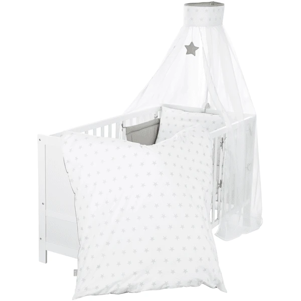 Roba Set Letto Per Bambini 4 Pezzi Stelle E Punti 100 X 135 Cm 7 Roba Set Letto Per Bambini 4 Pezzi Stelle E Punti 100 X 135 Cm - immagine 5