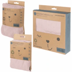 Roba Set Regalo BIO Jersey Sleeping Small Lil Planet Rosa