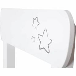 Roba Set Tavolino E Due Sedie Little Stars, Bianco -Negozio Di Mobili Per Camerette roba set tavolino e due sedie little stars bianco a285830 2