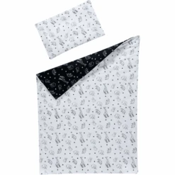 Schardt Biancheria Da Letto In 2 Parti 100 X 135 Cm Origami Black