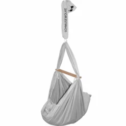 SCHMUSEWOLKE Amaca Per Bambini Con Morsetto Per Porta Bio Grey -Negozio Di Mobili Per Camerette schmusewolke amaca per bambini con morsetto per porta bio grey a394209 4