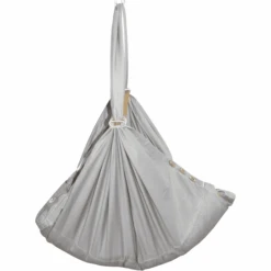 SCHMUSEWOLKE Amaca Per Neonati Bio, Grigio Con Telaio Tipi Bianco -Negozio Di Mobili Per Camerette schmusewolke amaca per neonati bio grigio con telaio tipi bianco a394076 4