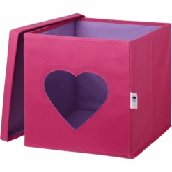 STORE !t Scatola Dei Giocattoli Con Finestra, Cuore -Negozio Di Mobili Per Camerette store t scatola dei giocattoli con finestra cuore a368377 4