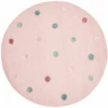 Tappeto Per Bambini LIVONE COLOR MOON Rosa/multi 130 Cm Rotondo -Negozio Di Mobili Per Camerette tappeto per bambini livone color moon rosa multi 130 cm rotondo a302382