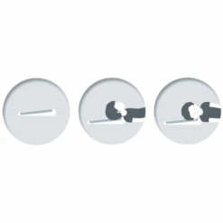 THERALINE Cuscino Per Bambini Blu/grigio Melange Bamboo Collection -Negozio Di Mobili Per Camerette theraline cuscino per bambini blu grigio melange bamboo collection a360703 4