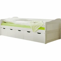 TICAA Divano Letto MARIA Con Cassetti, Bianco -Negozio Di Mobili Per Camerette ticaa divano letto maria con cassetti bianco a077434 3