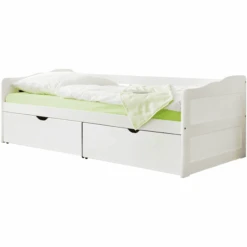 TiCAA Divano Letto Melanie Con Cassetto 90 X 200 Cm, Pino Bianco 11 TiCAA Divano Letto Melanie Con Cassetto 90 X 200 Cm, Pino Bianco -Negozio Di Mobili Per Camerette ticaa divano letto melanie con cassetto 90 x 200 cm pino bianco a327446 4