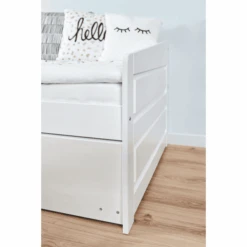 TiCAA Divano Letto Micki Beech Bianco Con 2 Cassetti Aden -Negozio Di Mobili Per Camerette ticaa divano letto micki beech bianco con 2 cassetti aden a303167 4