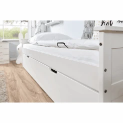 TiCAA Divano Letto Theodor 100 X 200 Cm Bianco Pino Con Letto Aggiuntivo -Negozio Di Mobili Per Camerette ticaa divano letto theodor 100 x 200 cm bianco pino con letto aggiuntivo a303212 3