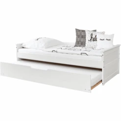 TiCAA Divano Letto Theodor 90 X 200 Cm Bianco Pino Con Letto Aggiuntivo -Negozio Di Mobili Per Camerette ticaa divano letto theodor 90 x 200 cm bianco pino con letto aggiuntivo a303174 1