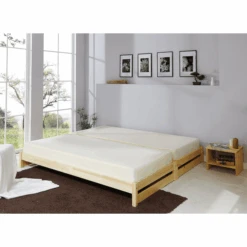 TiCAA Lettino Impilabile Nadine 90 X 200 Cm Pino, Nature -Negozio Di Mobili Per Camerette ticaa lettino impilabile nadine 90 x 200 cm pino nature a327480 4