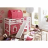 TICAA Letto Rialzato Con Scivolo Tino Bianco, Rosa/bianco 2 TICAA Letto Rialzato Con Scivolo Tino Bianco, Rosa/bianco -Negozio Di Mobili Per Camerette ticaa letto rialzato con scivolo tino bianco rosa bianco a246527