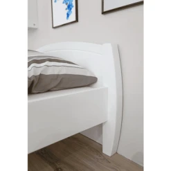 TiCAA Letto Singolo Jasmin 100 X 200 Cm Pino Bianco -Negozio Di Mobili Per Camerette ticaa letto singolo jasmin 100 x 200 cm pino bianco a327434 2