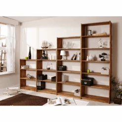 TiCAA Scaffale In Rovere Massiccio Naturale 179 Cm -Negozio Di Mobili Per Camerette ticaa scaffale in rovere massiccio naturale 179 cm a327422 2