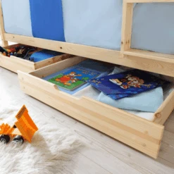 TICAA Set Cassetti Per Letto A Castello Naturale