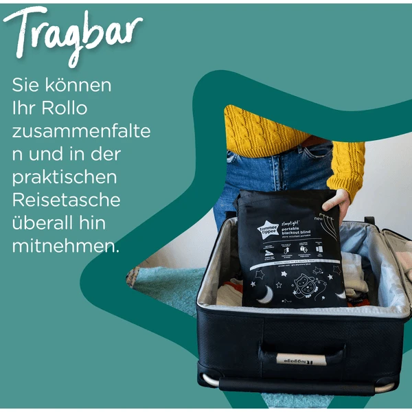 Tommee Tippee Tenda Oscurante Sleeptime Portatile Per Viaggiare Taglia X, Nero - immagine 5