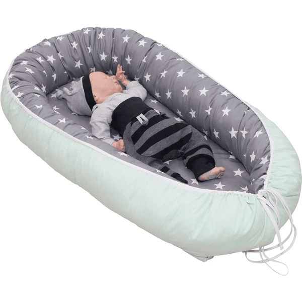Ullenboom Babynest; Cocoon Mint Grey 55 X 95 Cm 7 Ullenboom Babynest; Cocoon Mint Grey 55 X 95 Cm - immagine 5