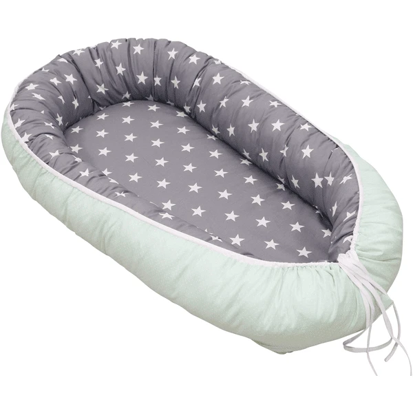 Ullenboom Babynest; Cocoon Mint Grey 55 X 95 Cm 3 Ullenboom Babynest; Cocoon Mint Grey 55 X 95 Cm