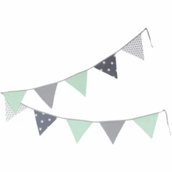 Ullenboom Gagliardetti A Catena Mint Grigio 325cm -Negozio Di Mobili Per Camerette ullenboom gagliardetti a catena mint grigio 325cm a266675 3