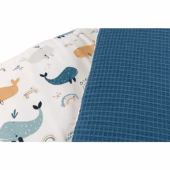 Ullenboom Nido Per Culla Blue Whales 210 X 30 Cm -Negozio Di Mobili Per Camerette ullenboom nido per culla blue whales 210 x 30 cm a363012 3