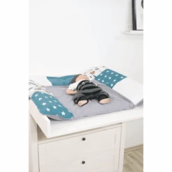 Ullenboom Rivestimento Per Materassino Fasciatoio, Animali Della Foresta, Petrol 75x85 Cm -Negozio Di Mobili Per Camerette ullenboom rivestimento per materassino fasciatoio animali della foresta petrol 75x85 cm a279618 3