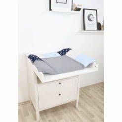 Ullenboom Rivestimento Per Materassino Fasciatoio, Blu/azzurro/grigio 75x85 Cm -Negozio Di Mobili Per Camerette ullenboom rivestimento per materassino fasciatoio blu azzurro grigio 75x85 cm a279592 2