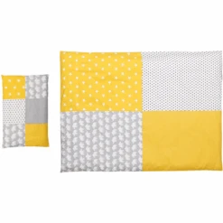Ullenboom Set Biancheria Da Letto Per Bambini Grigio Giallo 135 X 100 Cm + 40 X 60 Cm -Negozio Di Mobili Per Camerette ullenboom set biancheria da letto per bambini grigio giallo 135 x 100 cm 40 x 60 cm a267592 3