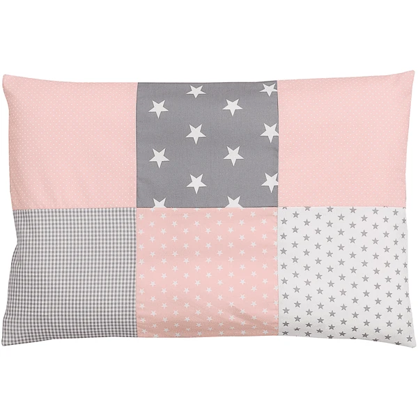 Ullenboom Set Biancheria Da Letto Per Bambini Grigio/rosa 135 X 100 Cm + 40 X 60 Cm 4 Ullenboom Set Biancheria Da Letto Per Bambini Grigio/rosa 135 X 100 Cm + 40 X 60 Cm - immagine 2