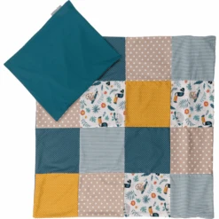 Ullenboom Set Di Biancheria Da Letto 80x80 Cm E Federa 35x40 Cm - Jungle -Negozio Di Mobili Per Camerette ullenboom set di biancheria da letto 80x80 cm e federa 35x40 cm jungle a365370 3