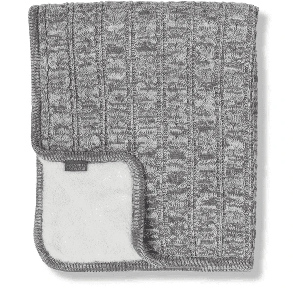 VINTER& BLOOM Coperta Cuddly Grigio Melange 3 VINTER& BLOOM Coperta Cuddly Grigio Melange