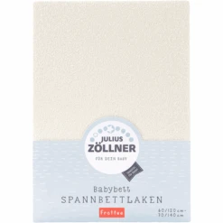 ZĂLLNER Lenzuolo In Spugna Con Angoli Elastici, Ecru